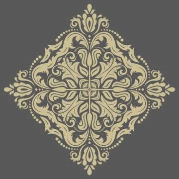 Damask  Orient Pattern Stock Illustration