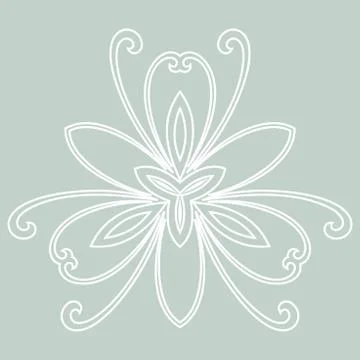 Damask  Orient Pattern 스톡 일러스트