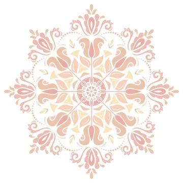 Damask  Orient Pattern Stockillustratie