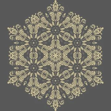 Damask  Orient Pattern Illustrazione stock