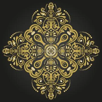 Damask  Orient Pattern Illustrazione stock