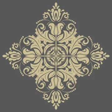 Damask  Orient Pattern Illustrazione stock