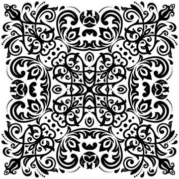 Damask  Orient Pattern 스톡 일러스트