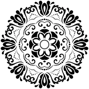 Damask  Orient Pattern Illustrazione stock