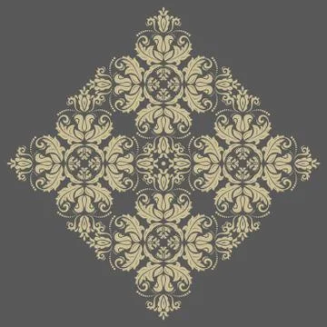 Damask  Orient Pattern Illustrazione stock