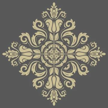 Damask  Orient Pattern 스톡 일러스트