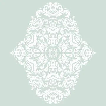 Damask  Orient Pattern Illustrazione stock