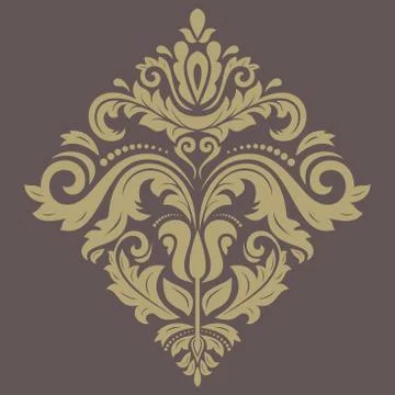 Damask  Orient Pattern Stock Illustration