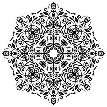 Damask  Orient Pattern Illustrazione stock