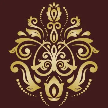 Damask  Orient Pattern Stock Illustration