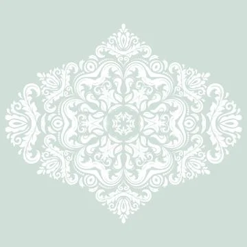 Damask  Orient Pattern Stock Illustration