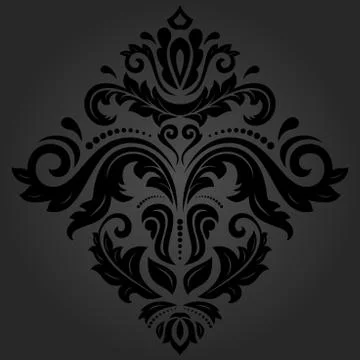 Damask  Orient Pattern Stock Illustration