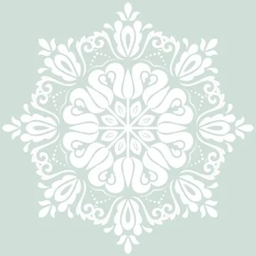 Damask  Orient Pattern Stock Illustration