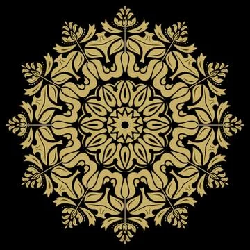 Damask  Orient Pattern Stock Illustration