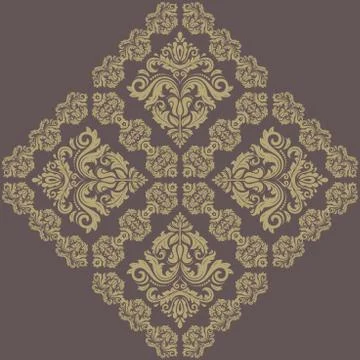 Damask  Orient Pattern Illustrazione stock