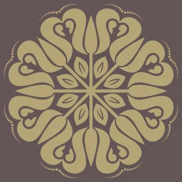 Damask  Orient Pattern Illustrazione stock