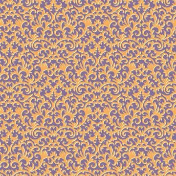 Damask ornament seamless vector pattern Stock Illustration