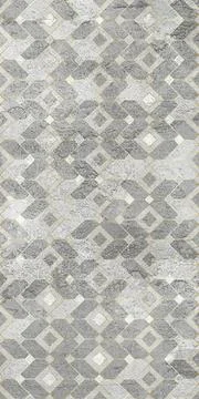 Damask patchwork pattern geometric floral ornaments Vintage tile digital design Stock Illustration