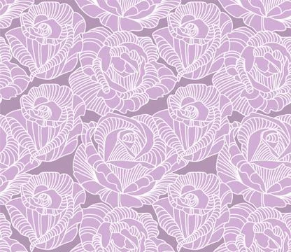 Damask pattern Stock Illustration