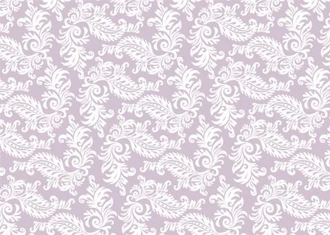 Damask pattern Stock Illustration