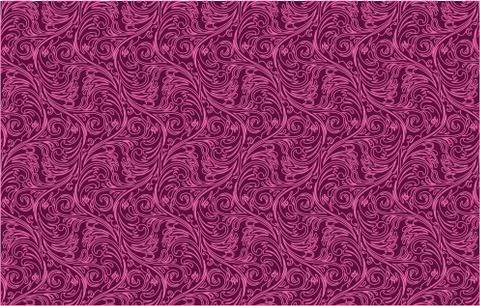 Damask pattern Stock Illustration