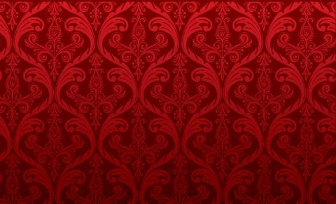 Damask pattern Illustrazione stock