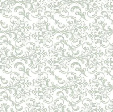 Damask pattern Stock Illustration