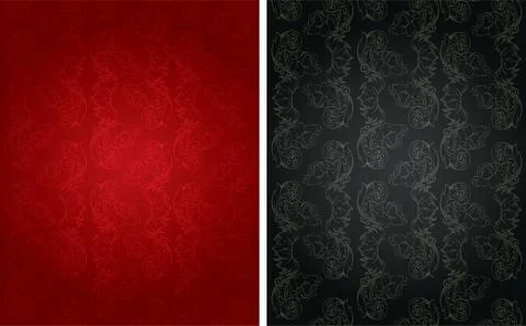 Damask pattern 스톡 일러스트