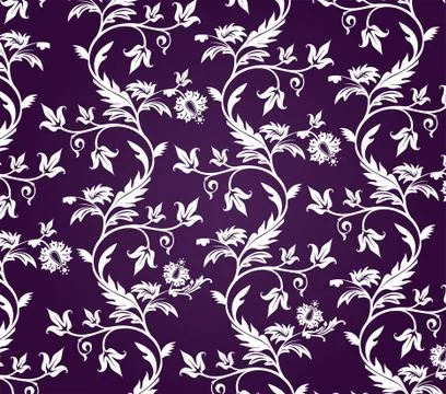 Damask pattern Stock Illustration