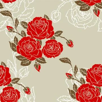 Damask pattern 스톡 일러스트