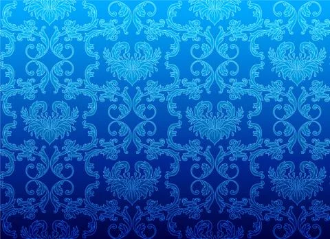 Damask pattern 스톡 일러스트