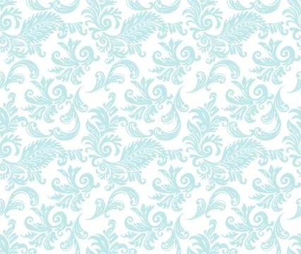 Damask pattern Illustrazione stock