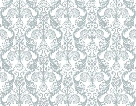 Damask pattern Stock Illustration