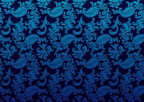 Damask pattern Stock Illustration