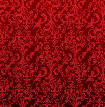 Damask pattern Illustrazione stock
