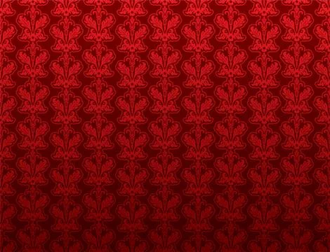 Damask pattern Illustrazione stock