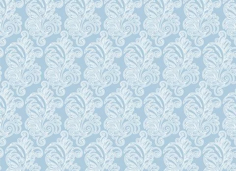 Damask pattern Stock Illustration