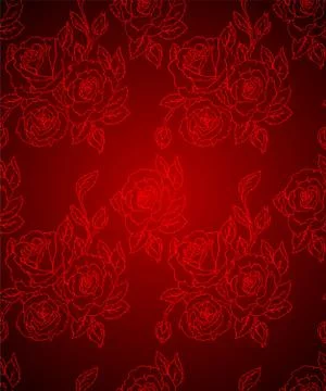 Damask pattern Stock Illustration