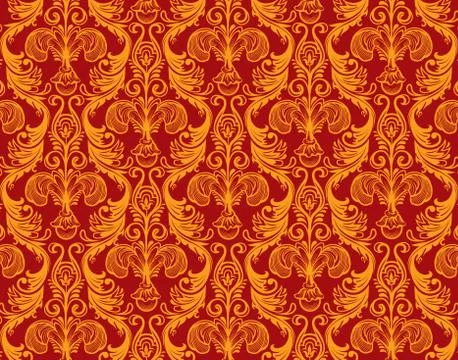 Damask pattern 스톡 일러스트