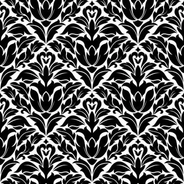 Damask pattern 스톡 일러스트