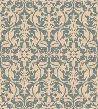 Damask Pattern Stock Illustration