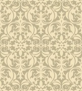 Damask Pattern Stock Illustration
