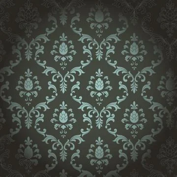 Damask Pattern Stock Illustration