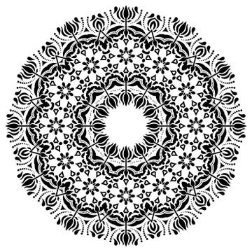 Damask  Pattern. Orient Background Illustrazione stock