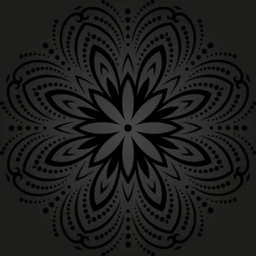 Damask  Pattern. Orient Background Stock-Illustration