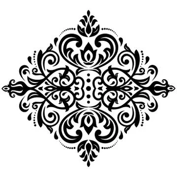 Damask  Pattern. Orient Background 스톡 일러스트