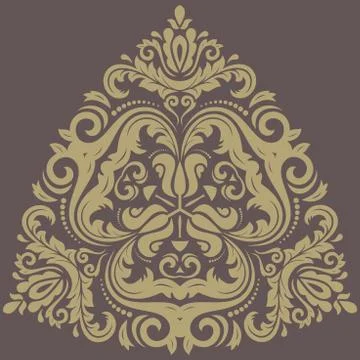 Damask  Pattern. Orient Background Stock Illustration