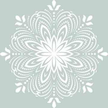 Damask  Pattern. Orient Background Stock Illustration