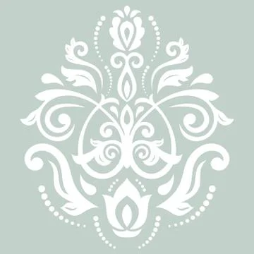 Damask  Pattern. Orient Background 스톡 일러스트