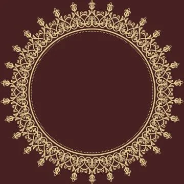 Damask  Pattern. Orient Background Stock Illustration